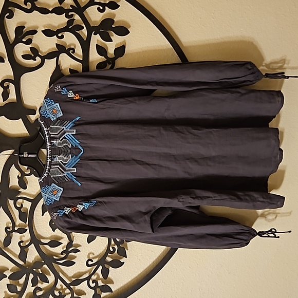 Biya by Johnny Was embroidered blouse - Picture 3 of 4